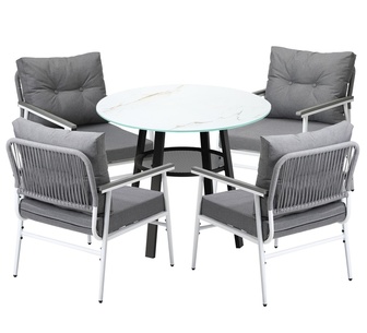 Tobago 4 Seater Outdoor Dining Set
