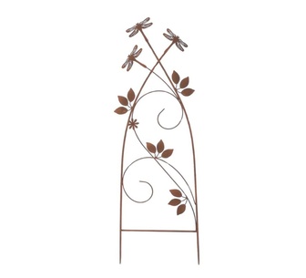 Torby Black Metal Dragonfly Garden Stake