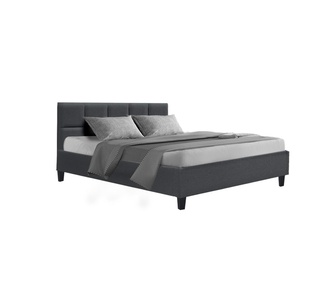 Torry Double Charcoal Bed Frame