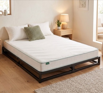 Tori Black 15cm Base & IdellaComfort Double Mattress Pckage