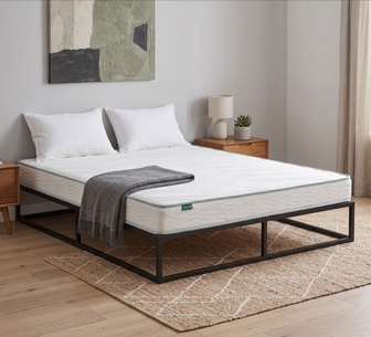 Tori Black 25cm Base & IdellaComfort Double Mattress Pckage