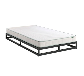 Tori Black 15cm Base & IdellaComfort Single Mattress Pckage