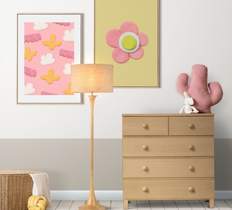 Toraya Floor Lamp Oak