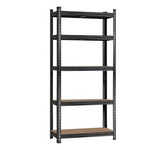 Troy 1.8m Garage Warehouse Shelving Black