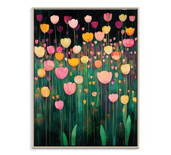 Tulip Fantasy Framed Canvas 41x51cm Wall Art