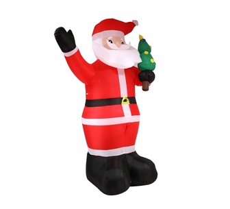 Twinkletown Christmas LED Inflatable Santa 3.6M Multi
