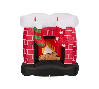 Twinkletown 1.5M LED Christmas Inflatable Fireplace