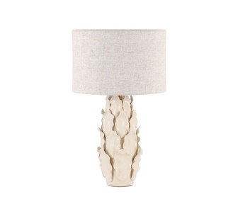 Tycer Ivory Ceramic Table Lamp