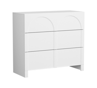 Tycho White Chest of 3 Drawers
