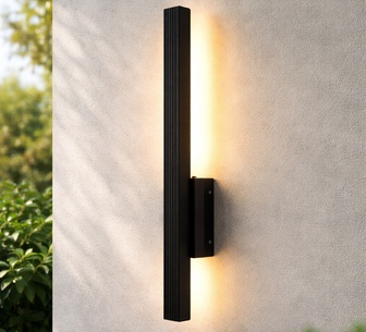 Tylen Matte Black Wall Light