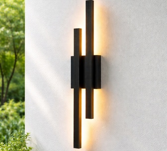 Tynor Matte Black Wall Light