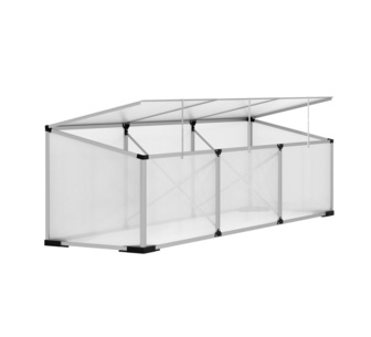 Cultivar 180x50cm Plant Grow Polycarbonate Greenhouse