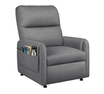 Valisno Grey Fabric Recliner Armchair