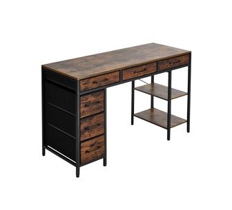 Bivanta 120cm 6 Drawer Natural Desk