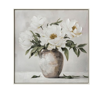 Vaseically Perfect Paint 83x83cm Canvas Wall Art