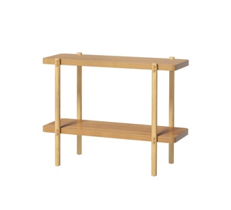 Vexa 2 Tier Oak Console Table