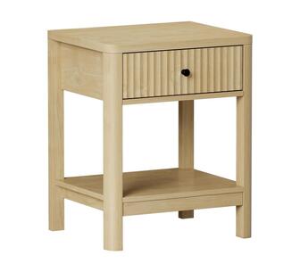 Venosa 1 Drawer Bedside Natural