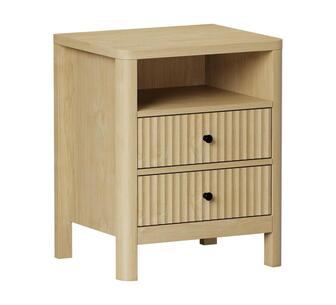 Venosa 2 Drawer Bedside Natural