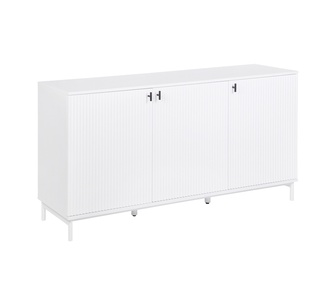 Vendra 3 Door White Buffet