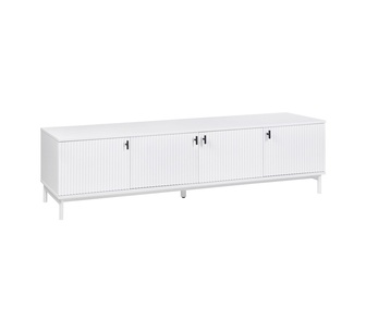 Vendra 4 Door White TV Unit