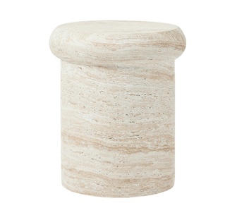 Vernon Side Table Travertine