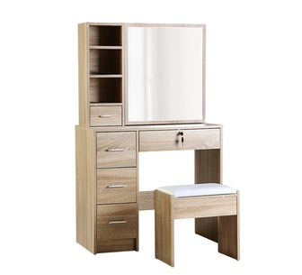 Vesta Dressing Table Set Oak