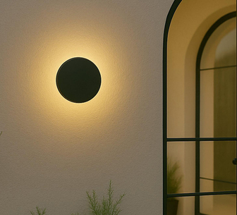 Vessara Outdoor Wall Light Black