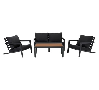 Vigan 5 piece Outdoor Lounge Set Grey