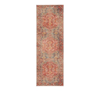 Vionna 500x80cm Red Runner Rug
