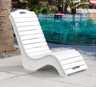 Vireo Outdoor Lounge Chair White