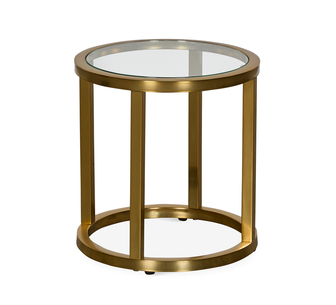 VITO SIDE TABLE ROUND GOLD