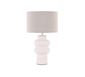 Vynra White Ceramic Table Lamp