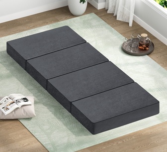 WarmSnug Single Grey Foldable Mattress