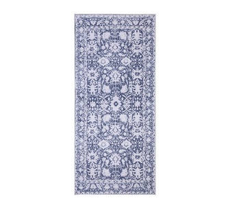 Warmstep 80x180cm Grey Velvet Washable Short Pile Rug