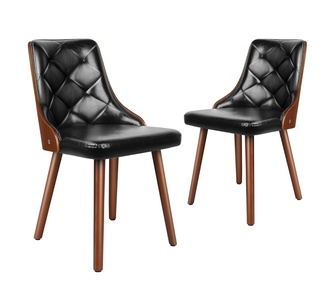 Set of 2 Westly Black Dining Chair