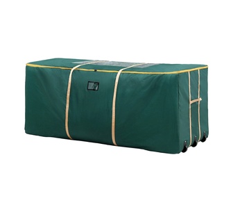 Holly Jolly ChristmasTree Storage Bag w/ Handle&Wheels Green