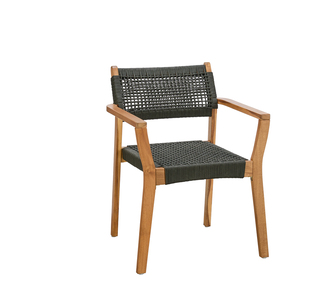 WHITSUNDAY CHAIR 1 STR CHARCOAL