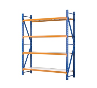 Wiley 2.4x2x0.6m Orange Blue Storage Shelf
