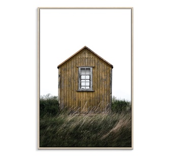 Window of Solitude Framed Canvas 51x76cm Wall Art
