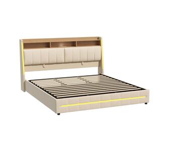 Winora King Beige Gas lift Frame with Storage and USB Ports