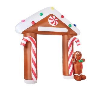 Twinkletown 2.8M LED Christmas Inflatable Candy Cane Arch
