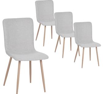 Wollaston Set of 4 Dining Chairs Beige