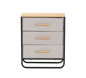 Xonara Grey Chest of 3 Drawers