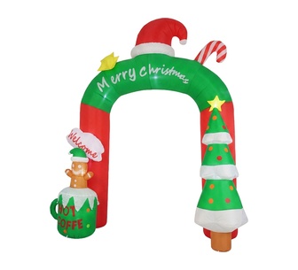 Berryflatable Christmas 8.9ft LED Inflatable Arch
