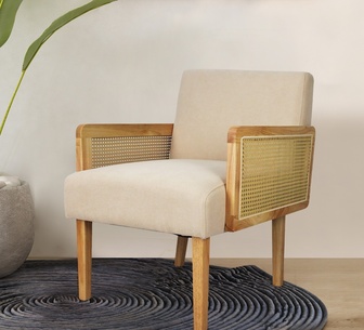 York Armchair Rattan 1STR Natural