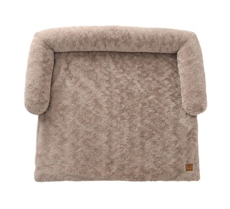 Yora XXL Natural VIP Lush Faux Fur Bolster Sofa Protector