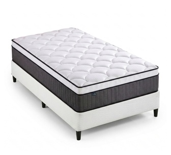Zabi White Ensemble BedBase&Arla KingSingle Mattress Package