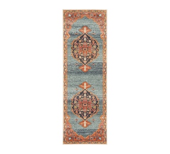 Zavian 500x80cm Rust Runner Rug