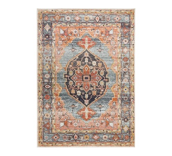 Zavian 290x200cm Rust Rectangle Rug