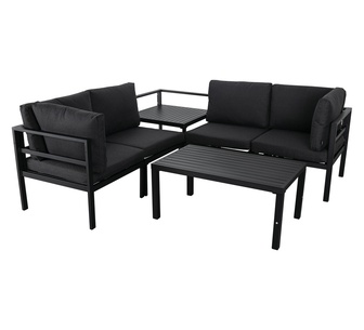 Zamba Outdoor Lounge Set Charcoal